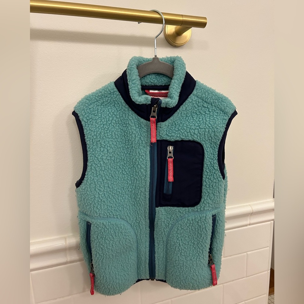 Hanna Andersson kids Sherpa fleece vest